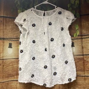 🆕Shein Flutter Sleeve Blouse